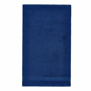 Sötétkék frottír pamut törölköző 50x85 cm Anti-Bacterial – Catherine Lansfield kép