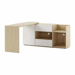 Íróasztal tölgyfa dekoros asztallappal 48x159 cm Tango – TemaHome kép