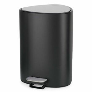 Matt fekete acél pedálos szemetes 5 l EasyStore Luxe – Joseph Joseph kép