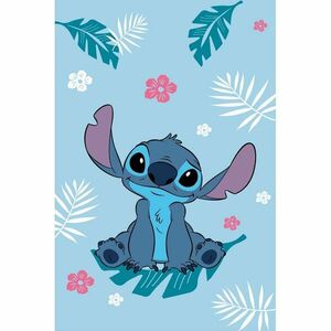 Kék fleece gyerek takaró 100x150 cm Lilo a Stitch "Blue" – Jerry Fabrics kép