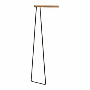 Fekete acél ruhatartó állvány 65x150x45 cm – LIND DNA kép