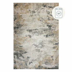 Szürkésbézs mosható szőnyeg 190x290 cm Lila Abstract – Flair Rugs kép