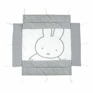 Fehér-szürke pamutkeverék rácsvédő 96 cm Miffy – Roba kép
