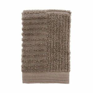 Szürkésbarna frottír pamut törölköző 30x30 cm Classic – Zone kép
