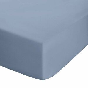 Kék gumis perkál lepedő 135x190 cm Easy Iron Percale – Catherine Lansfield kép