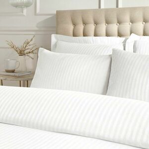 Damaszt párnahuzat szett 2 db-os 75x50 cm Satin Stripe – Catherine Lansfield kép