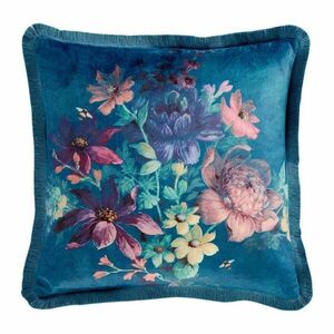 Bársony díszpárna 45x45 cm Bridgerton Romantic Floral – Catherine Lansfield kép