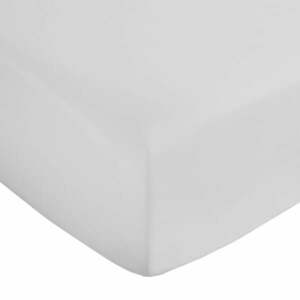 Fehér gumis pamut-szatén lepedő 150x200 cm Cotton Sateen – Bianca kép