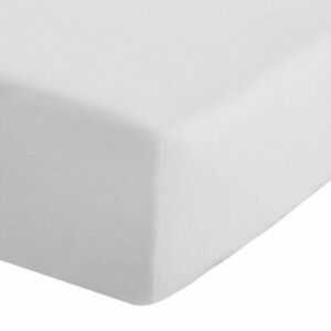 Fehér gumis perkál lepedő 135x190 cm Easy Iron Percale – Catherine Lansfield kép