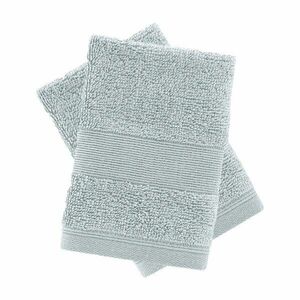 Világosszürke frottír pamut törölköző szett 2 db-os 30x30 cm Anti-Bacterial – Catherine Lansfield kép