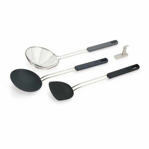 Rozsdamentes acél konyhai eszköz készlet 3 db-os Fusion Wok Set – Joseph Joseph kép