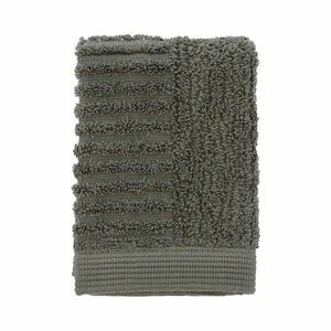 Khaki frottír pamut törölköző 30x30 cm Classic – Zone kép