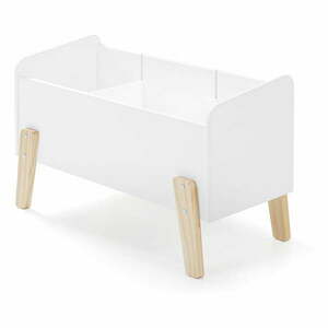 Fehér gyerek tárolódoboz 80x39x48 cm Kiddy – Vipack kép