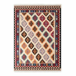 Piros kétoldalas kézi szövésű gyapjú szőnyeg 200x290 cm Kamal Kian – Nouristan kép