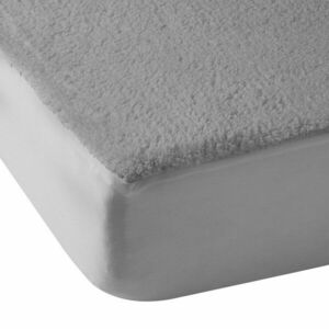 Szürke gumis mikroplüss lepedő 90x190 cm Thermal Sherpa – Catherine Lansfield kép