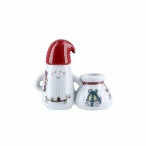 Kerámia gyertyatartó karácsonyi mintával Hammershøi Christmas Father Elf – Kähler Design kép