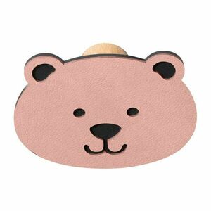 Rózsaszín fali acél akasztó Bear Dot Nupo – LIND DNA kép
