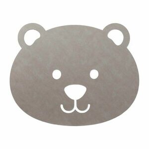 Szürkésbézs kézi szövésű öko bőr gyerek szőnyeg 73x92 cm Bear XXL Cloud – LIND DNA kép