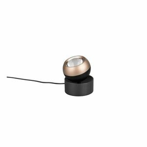 Fekete-bronzszínű LED asztali lámpa (magasság 14 cm) Orbit – Trio Select kép