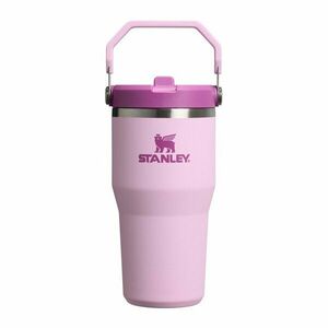 Rózsaszín termosz 600 ml IceFlow Flip Straw 2.0 – Stanley kép