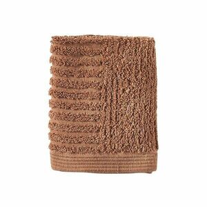Terrakotta színű frottír pamut törölköző 30x30 cm Classic – Zone kép