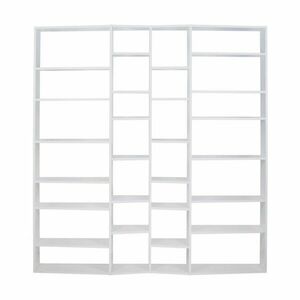 Fehér könyvespolc 214x224 cm Valsa – TemaHome kép