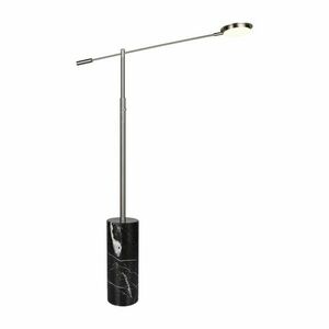 Fekete-ezüstszínű LED állólámpa (magasság 145 cm) Fiore – Trio Select kép