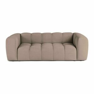 Szürkésbarna bársony kanapé 225 cm Cube – Bonami Selection kép