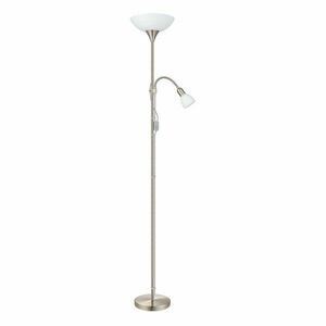 Szürke állólámpa üveg búrával (magasság 176, 5 cm) UP 2 – EGLO kép