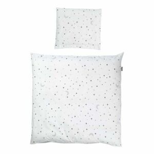 Fehér pamut gyerek ágyneműhuzat babaágyhoz 80x80 cm Sternenzauber – Roba kép