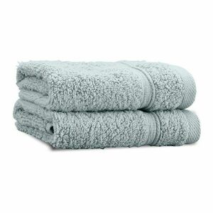 Szürkészöld frottír pamut törölköző szett 2 db-os 30x30 cm Zero Twist – Catherine Lansfield kép