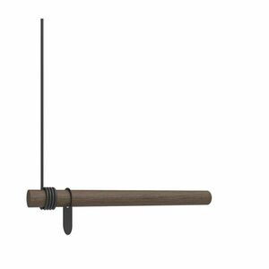Barna tölgyfa fali fogas 50 cm Swing – LIND DNA kép