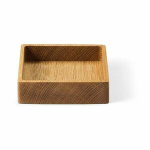 Natúr színű dekoratív fa tárolódoboz 11x11x3 cm Square S – LIND DNA kép