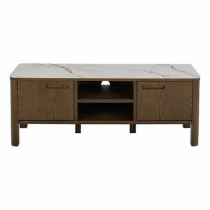 Barna TV-állvány tölgyfa dekorral 120x45x40 cm Southampton – Actona kép