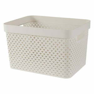Bézs műanyag tárolódoboz 35, 5x26x22 cm Pure – Curver kép