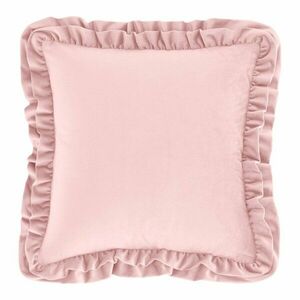 Bársony díszpárna 43x43 cm Velvet Double Frill – Catherine Lansfield kép