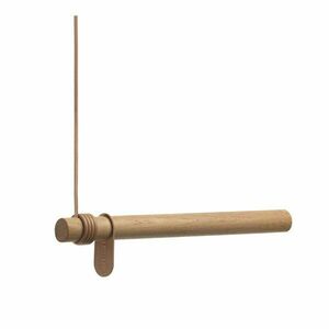 Natúr színű tölgyfa fali fogas 50 cm Swing – LIND DNA kép