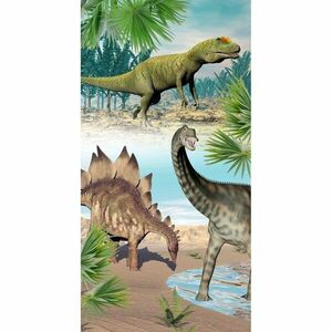 Gyerek bársony strandtörölköző 75x150 cm Dino – Good Morning kép