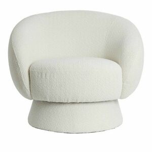 Krémszínű buklé fotel Avoria – Light & Living kép