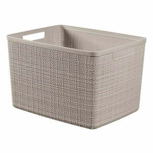 Tároló műanyag tárolókosár 36x28x23 cm Jute L – Curver kép