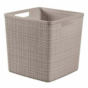 Tároló műanyag tárolókosár 28x28x27 cm Jute – Curver kép
