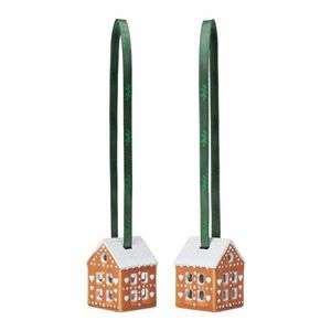 Kerámia karácsonyfadísz készlet 2 db-os 5 cm Gingerbread – Kähler Design kép