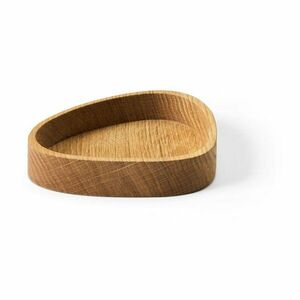 Natúr színű dekoratív fa tárolódoboz 14x12, 5x3 cm Curve S – LIND DNA kép