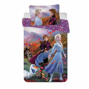 Pamut gyerek ágyneműhuzat babaágyhoz 100x135 cm Frozen "Wind" – Jerry Fabrics kép