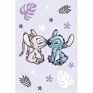 Lila fleece gyerek takaró 100x150 cm Lilo a Stitch "Purple" – Jerry Fabrics kép