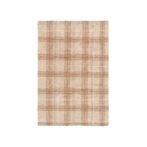 Világos rózsaszín mosható-kézi szövésű pamut szőnyeg 90x120 cm Tartan Rose – Lorena Canals kép