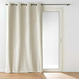 Bézs bársony függöny 140x260 cm Olympe – douceur d'intérieur kép