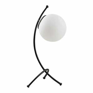 Fekete-fehér asztali lámpa üveg búrával (magasság 43 cm) Yay – Opviq lights kép