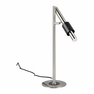 Fekete-ezüstszínű LED asztali lámpa (magasság 50 cm) Ikaris – Trio Select kép