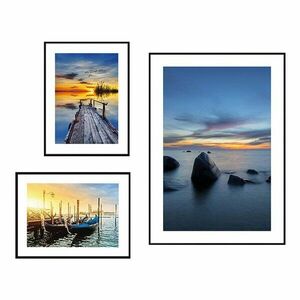 Kép szett 3 db-os Seaside Sunset – knor kép
